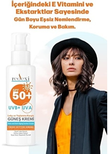 Güneş Kremi SPF50+ Tüm Ciltler İçin Yüksek Koruma 100 ml Renksiz Krem modelleri