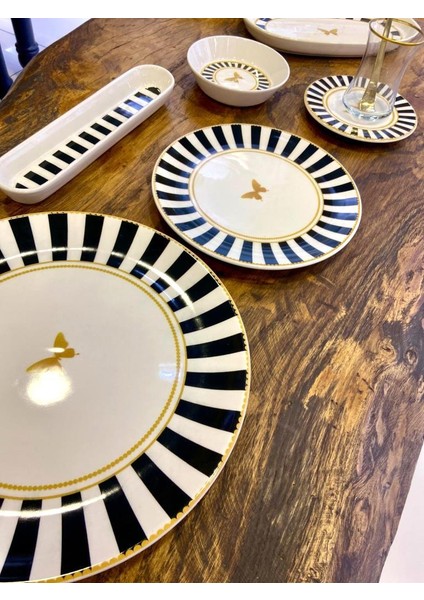 Black Butterfly 6 Kişilik 38 Parça Kahvaltı Seti fiyatları