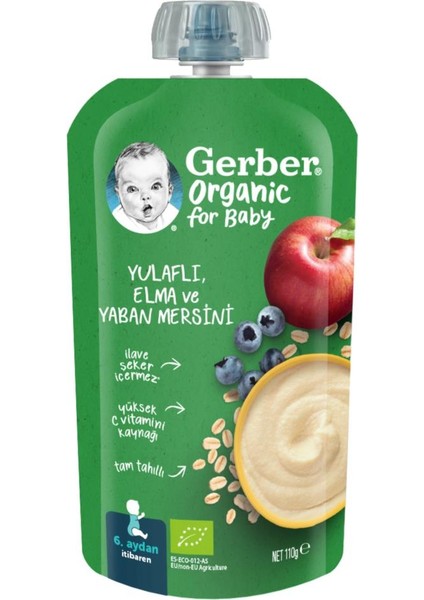 Yulaflı Elma ve Yaban Mersini Püresi 5 Li Set modelleri