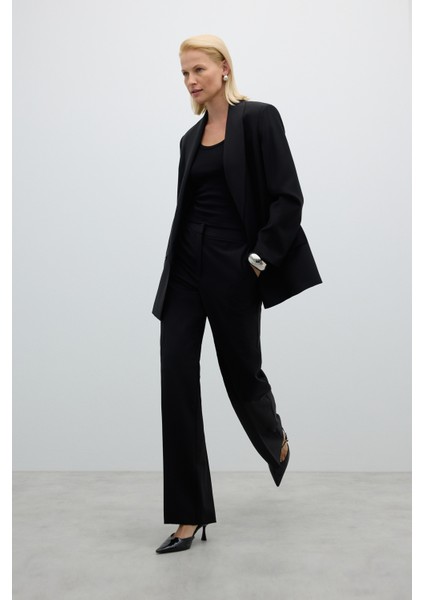 Kruvaze Ceket Siyah K2516005_001