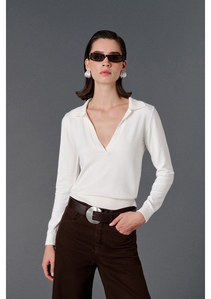 Polo yaka kazak modelleri