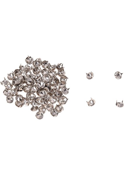 400 Gümüş Bakır Yuvarlak Koni Perçin Spike Studs Noktalar Diy Rock Punk 8mm (Yurt Dışından) indirimleri