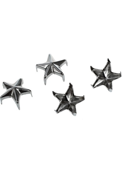 100PCS Silver Star Studs Tırnak Başlıkları 9mm (Yurt Dışından) fiyatları