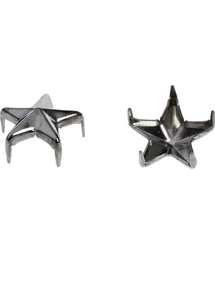 100PCS Silver Star Studs Tırnak Başlıkları 9mm (Yurt Dışından) modelleri
