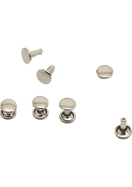 100PCS Diy Perçin Perçin Perçin Metal Tahtası - Gümüş (Yurt Dışından) fırsatları