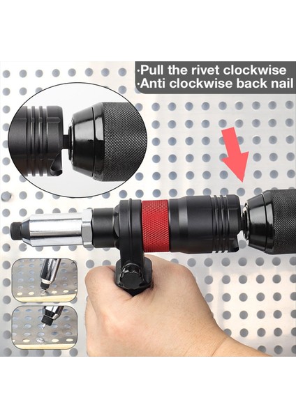 2 4-6 4mm Elektrikli Perçin Somun Adaptörü Otomatik Perçinleme Tırnak Kablosuz Perçinleme Aletleri Anahtar ve Saplı (Yurt Dışından) modelleri