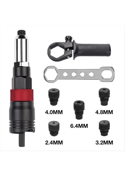 2 4-6 4mm Elektrikli Perçin Somun Adaptörü Otomatik Perçinleme Tırnak Kablosuz Perçinleme Aletleri Anahtar ve Saplı (Yurt Dışından) indirimleri