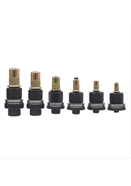 6pcs El Perçin Somun Kafası Somun Adaptör Aracı Nutlular Için Riveter Aracı Aksesuar Isteğe Bağlı Model M3-M10 (Yurt Dışından)