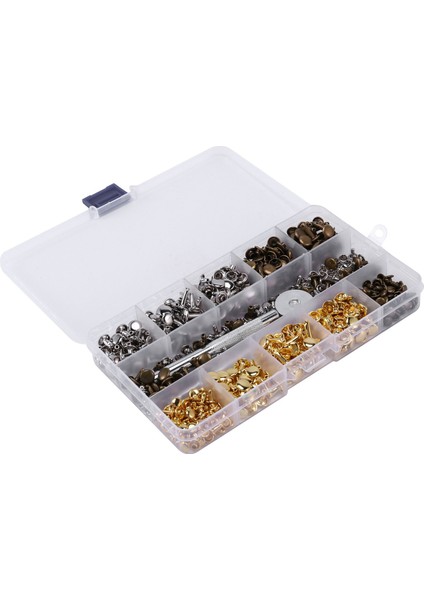 600 Set Deri Perçinler Çift Kapak Perçinli Tübüler Metal Saplama Pensesi Sabit Set Araçları (Yurt Dışından) modelleri