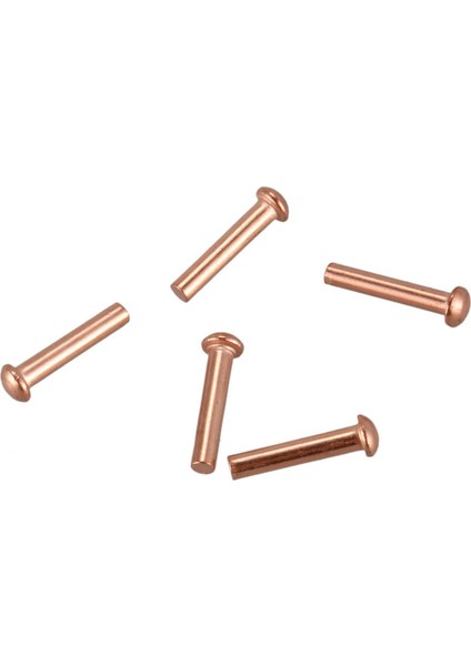 200 Adet 5/64 Inç x 25/64 Inç Yuvarlak Kafa Bakır Katı Perçin Bağlantı Elemanları (Yurt Dışından) fiyatları