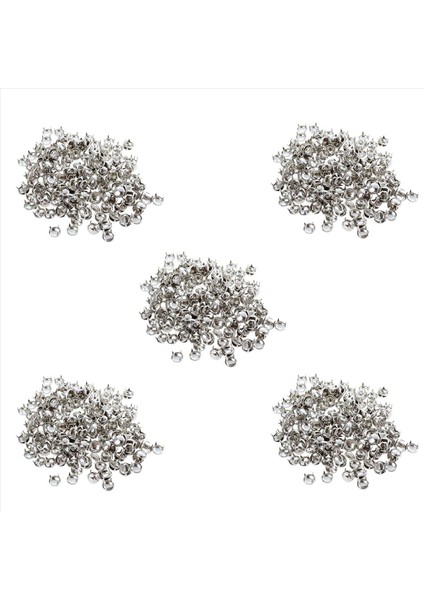 1000X Bakır 8mm Gümüş Yuvarlak Koni Perçin Perçin Punk Dekorasyon Perçin Perçin Gümüş (Yurt Dışından)