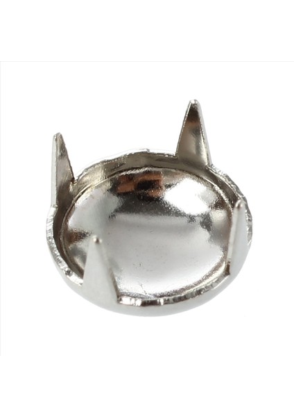 1000X Bakır 8mm Gümüş Yuvarlak Koni Perçin Perçin Punk Dekorasyon Perçin Perçin Gümüş (Yurt Dışından) indirimleri