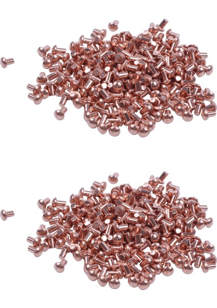400 Pc 5/64 x 1/8 Inç Yuvarlak Kafa Bakır Katı Perçinler Bağlantı Müdürlüğü (Yurt Dışından)