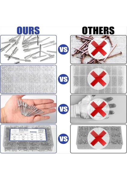 600 Pcs 14 Boyut Pop Perçinleri Çiftlik Kiti Alüminyum Perçinler (3/32 Inç 1/8 Inç 5/32 Inç 3/16 Inç) Çeşitli Perçinler (Yurt Dışından) indirimleri