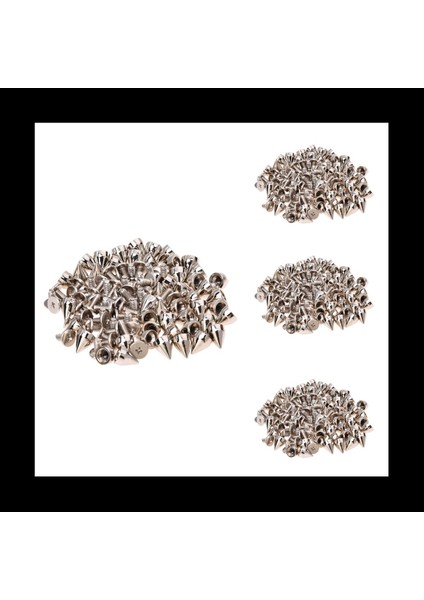 250PCS Metal Koni Surma Artışları Saplama Deri Bezi Craft Diy Goth Punk Spot (Yurt Dışından)