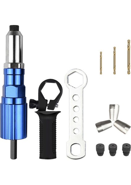 Elektrikli Perçinler Aracı Perçinler Somun Aracı Matkap Adaptör Kablosuz Perçinleme Aracı Dönüşüm Konnektörü Ekleme Somun Güç Aleti (Yurt Dışından)