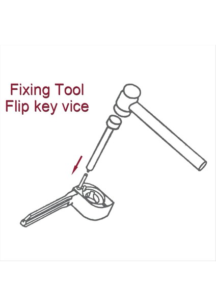 Dört Pinli Huk Anahtar Sabitleme Aracı Için Çilingir Aracı Için Flip-Key Pin Çıktırıcı Flip Anahtar Vice (Yurt Dışından) indirimleri