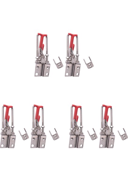 6 Paket 2000LBS Kapasite Ağır Hizmet Ayarlanabilir Mandal U Cıvatası Kendi Kendine Kaya Geçiş Kelepçesi (Yurt Dışından)