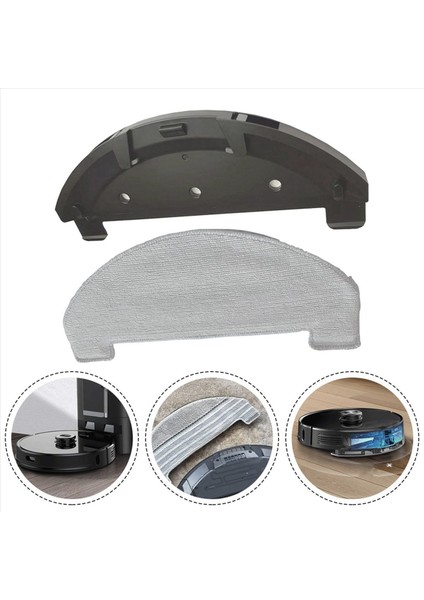 2x Vakum Süpürge Mop Bezi Tutucu ve Mop Bezi Proscenic M8PRO M8 Robotik Vakum Süpürge Yedek Parçaları (Yurt Dışından) fiyatları