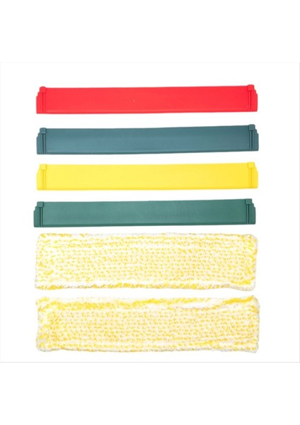 Karcher Penceresi Için Aksesuar Seti Wv1 Wv2 Wv5 Plus Mikrofiber Silecek Kapakları ve Kauçuk Dudak Squegee (Yurt Dışından)