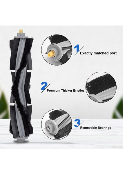 Ecovacs Deebot X1 Omnı X1 Turbo X1 Için Aksesuar Seti Plus Vakum Temizleyici Robot Ana Fırça Yan Fırça Filtre Zemin Çantası (Yurt Dışından) fırsatları
