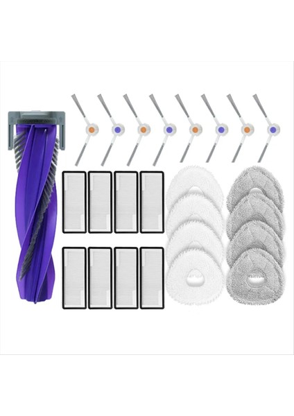 Narwal Freo x Ultra / J4 / J4 Lite Robot Vakum Süpürge Ana Yan Fırça Posta Pad Hepa Filtre (Yurt Dışından)