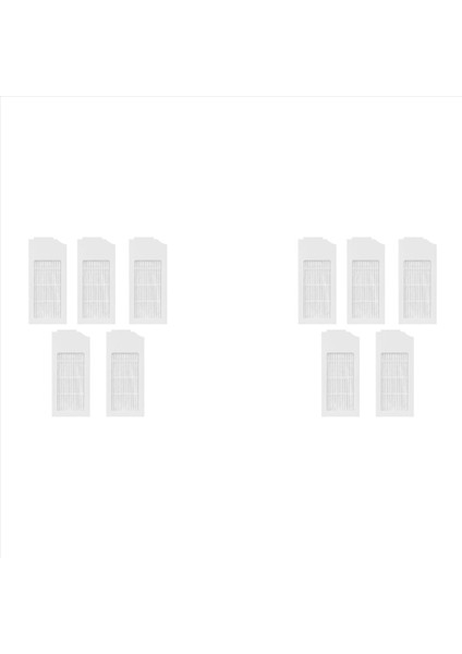 2x Ecovacs Deebot T10 Için Değiştirme Plus Robot Vakum Süpürge Yedek Parçalar Hepa Filtre (Yurt Dışından)