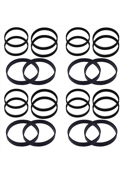 24PCS Yedek Vakum Kemeri Bissell Proweat 2x Revolution Pet Pro Temizleyici Modelleri 1986 1964 2007 2007P (Yurt Dışından)