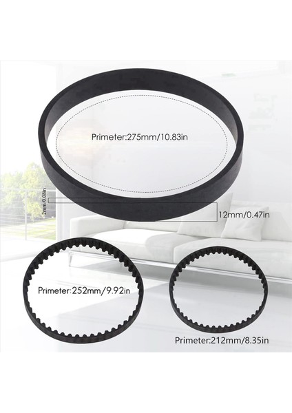 24PCS Yedek Vakum Kemeri Bissell Proweat 2x Revolution Pet Pro Temizleyici Modelleri 1986 1964 2007 2007P (Yurt Dışından) fırsatları