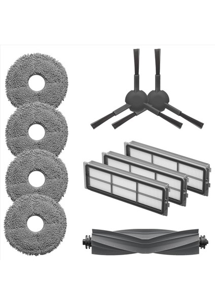 Dream Dreamebot L10S Pro Aksesuar Kiti - Ana Fırça Yan Fırça Hepa Filtreleri Mop Bezi (Yurt Dışından) modelleri
