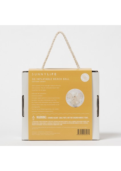 Pamuk Şeker Parıltılı Şişme Plaj Topu