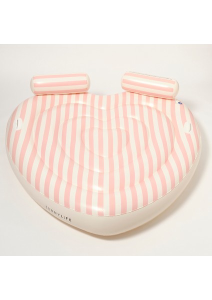 Çift Kişilik Kalpli Havuz Yatağı Simidi