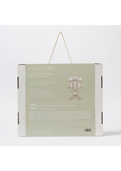 - Köpekbalığı Desenli Şişme Çocuk Havuzbaşı Yatağı