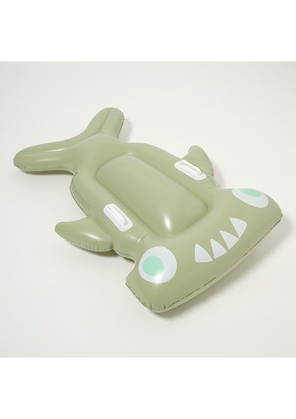 - Köpekbalığı Desenli Şişme Çocuk Havuzbaşı Yatağı