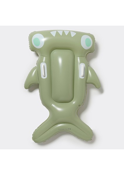 - Köpekbalığı Desenli Şişme Çocuk Havuzbaşı Yatağı