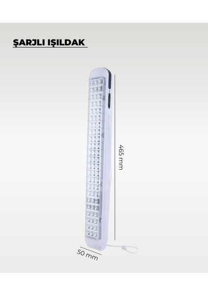 69 Ledli Şarjlı Işıldak Beyaz Işık fırsatları