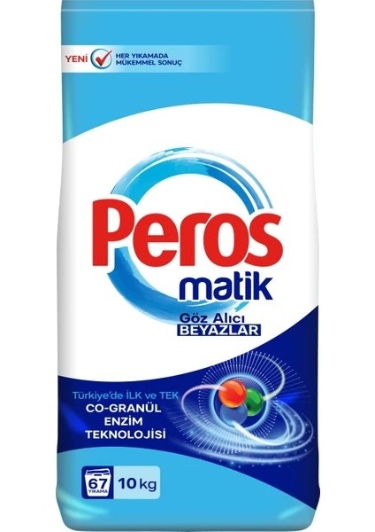 Matik 10 kg Göz Alıcı Beyazlar Toz Deterjan