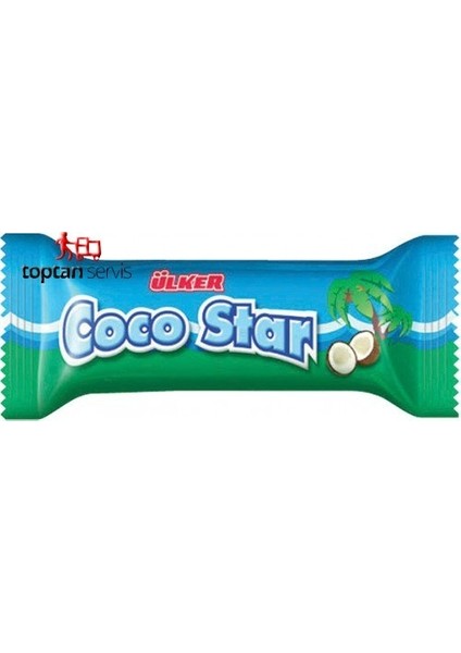 Coco Star Hindistan Cevizli Sütlü Çikolata Kaplamalı Bar - 25 gram - 24 Adet fiyatları