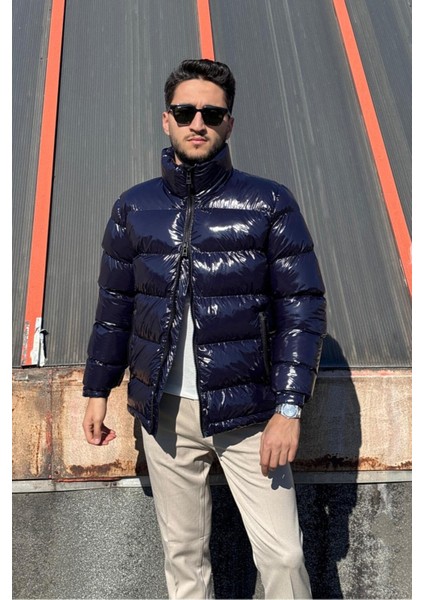 Hi-Quality, Çift Yönlü Fermuar, Regular Fit, Rüzgar ve Su Geçirmez, Parlak Şişme Mont 24USEC2475 fırsatları