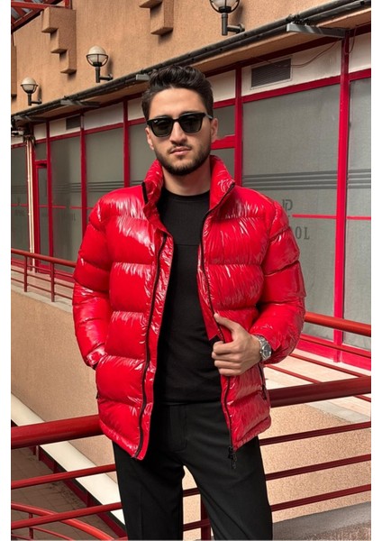 Hi-Quality, Çift Yönlü Fermuar, Regular Fit, Rüzgar ve Su Geçirmez, Parlak Şişme Mont 24USEC2475 modelleri