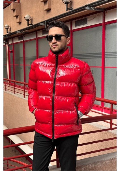 Hi-Quality, Çift Yönlü Fermuar, Regular Fit, Rüzgar ve Su Geçirmez, Parlak Şişme Mont 24USEC2475 fırsatları