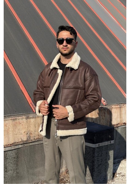 Kürk Detaylı, Nappa Deri, Suya ve Soğuğa Karşı Dayanıklı, Dikiş Detaylı, Kışlık Mont 617