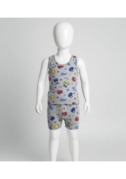 2'li Çocuk Pamuklu Atlet ve Boxer Külot Seti | Alerji Yapmayan %100 Pamuk Askılı Atlet | Nefes Alan Rahat Kumaş – Renkli ve Desenli Modeller fiyatları