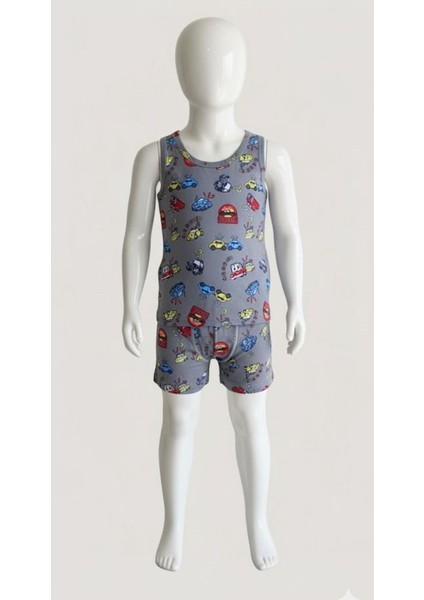 2'li Çocuk Pamuklu Atlet ve Boxer Külot Seti | Alerji Yapmayan %100 Pamuk Askılı Atlet | Nefes Alan Rahat Kumaş – Renkli ve Desenli Modeller modelleri