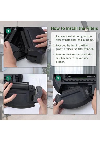 Irobot Için Hepa Filtresi I7 I3 I2 I1 I4 I6 Vakum Süpürge Aksesuarları Değiştirme Kiti (Yurt Dışından) indirimleri
