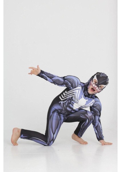 Çocuk Kostümü Venom Çocuk Kostümü – 4-10 Yaş Erkek Süper Kahraman Kostümü fiyatları