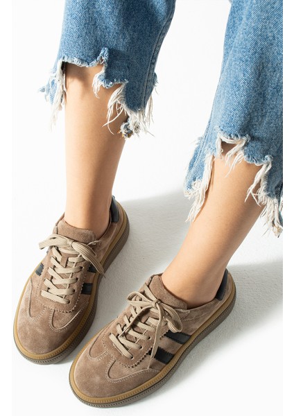 Doak Kadın Hakiki Süet Deri Vizon Spor Ayakkabı fiyatları