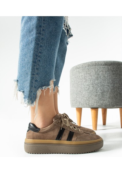 Doak Kadın Hakiki Süet Deri Vizon Spor Ayakkabı fırsatları