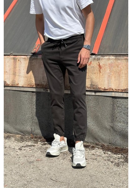 Erkek, Bel ve Paça Lastikli, Hi-Quality, Gabardin Dokuma, Pamuklu, Jogger Pantolon 270-2 indirimleri