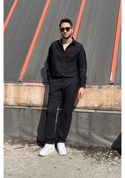 Erkek, Bel Lastikli, Dokuma Kadife, Regular-Fit, Old Money Culture, Pantolon 305 modelleri